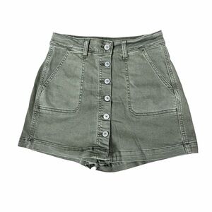 American Eagle Outfitters Sage Button-Front Skort